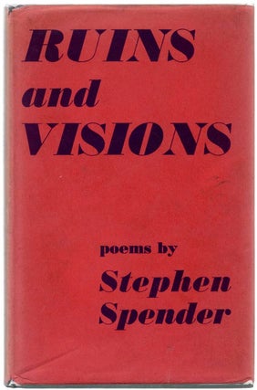 Item #101622 Ruins and Visions. Stephen SPENDER