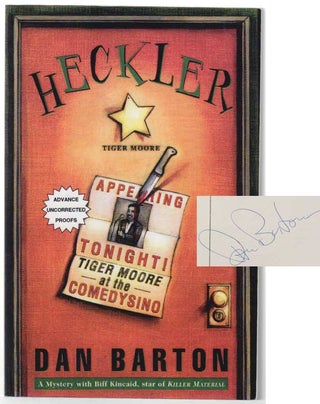 Item #102908 Heckler (Signed Advanced Reading Copy). Dan BARTON