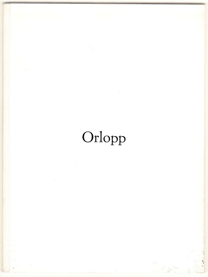 Item #103864 Detlef Orlopp. Detlef ORLOPP.
