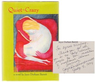 Item #104226 Quiet- Crazy (Signed First Edition). Joyce Durham BARRETT