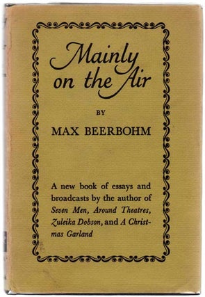 Item #104703 Mainly on The Air. Max BEERBOHM
