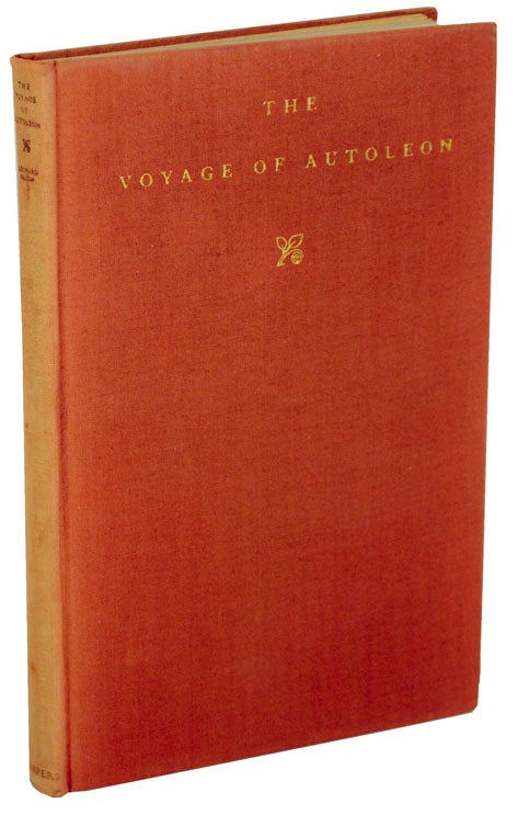 Item #104888 The Voyage of Autoleon: A Fantastic Epic. Leonard BACON.