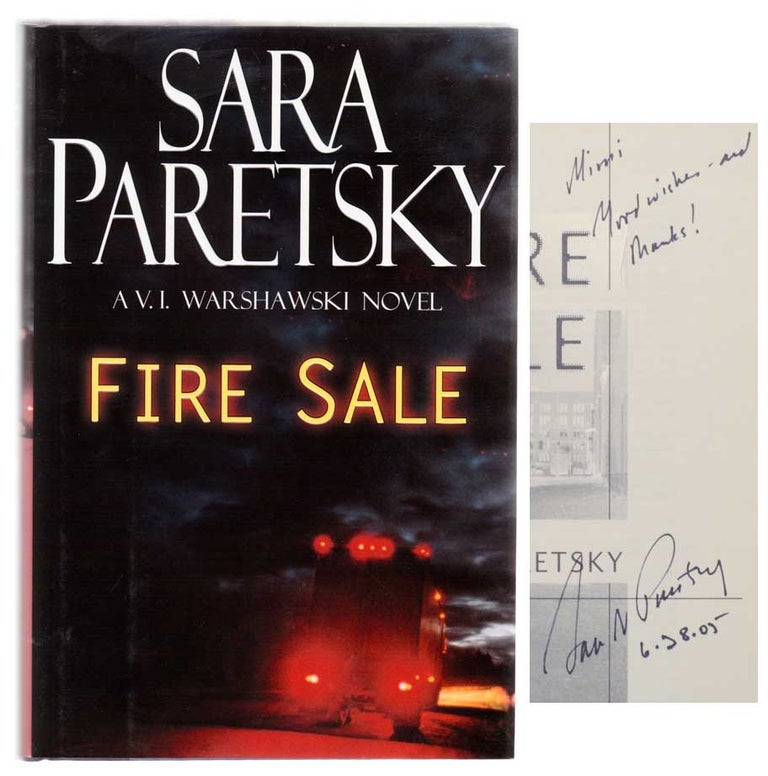 Item #104980 Fire Sale (Signed First Edition). Sara PARETSKY.