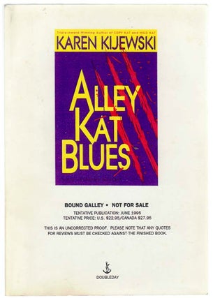Item #105022 Alley Kat Blues (Proof). Karen KIJEWSKI