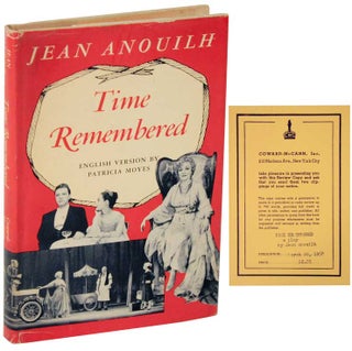 Item #107272 Time Remembered (Review Copy). Jean ANOUILH