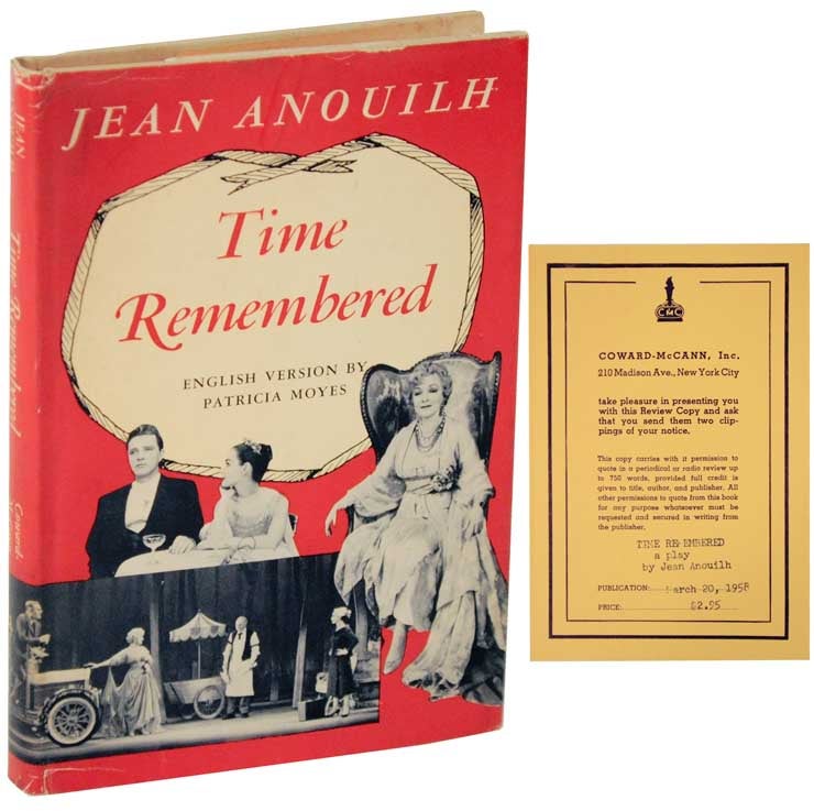 Item #107272 Time Remembered (Review Copy). Jean ANOUILH.