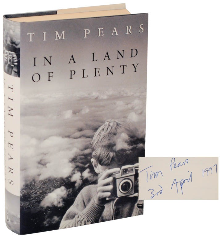 In A Land of Plenty Signed First Edition | Tim PEARS