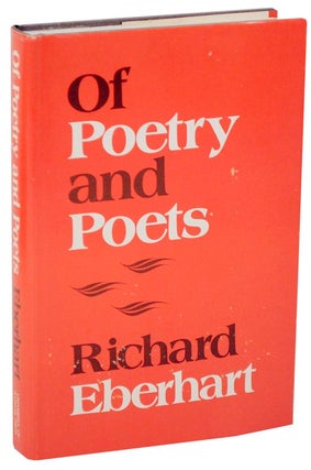 Item #108201 Of Poetry and Poets. Richard EBERHART