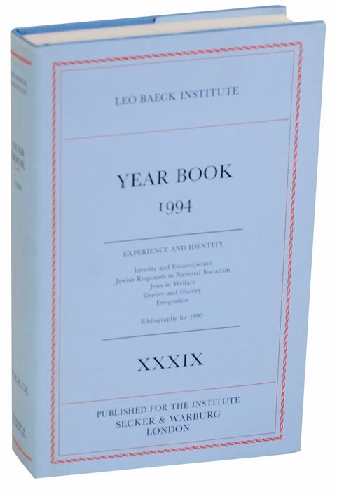 Item #113567 Leo Baeck Institute Year Book 1994 XXXIX. J. A. S. GRENVILLE.
