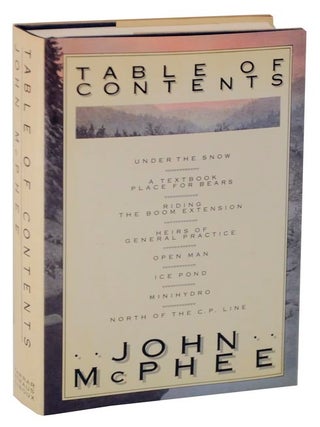 Item #115066 Table of Contents. John McPHEE