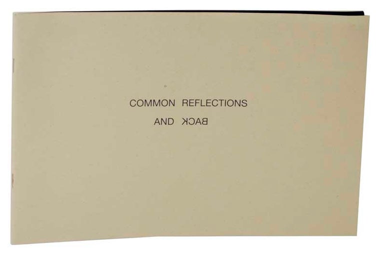 Item #117654 Common Reflections and Back: An Exploration of the Esthetic Experience of Suburbia. P. GABRIEL, T. Gabriel, R. Yavari.