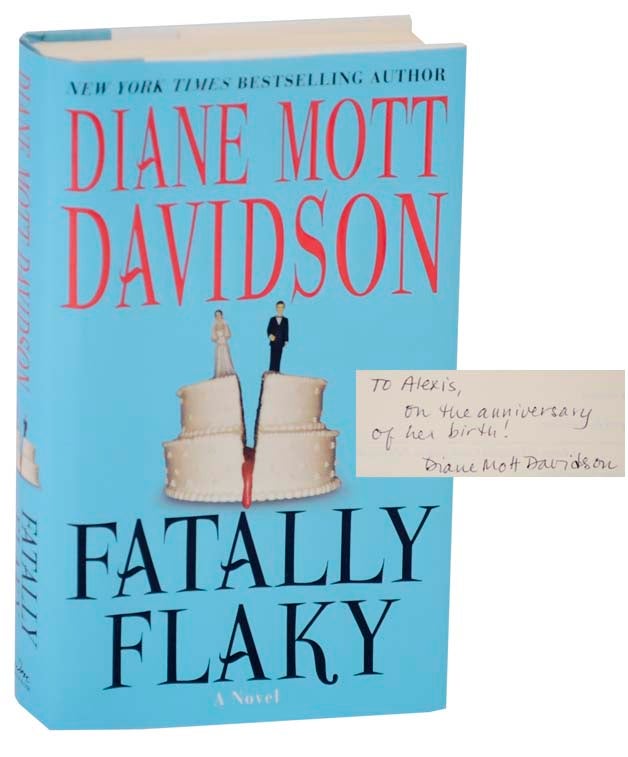 Item #118053 Fatally Flaky (Signed First Edition). Diane Mott DAVIDSON.