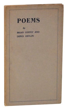 Item #118576 Poems. Brian COFFEY, Denis Devlin