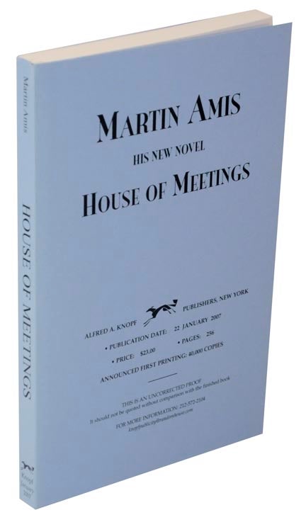 Item #120283 House of Meetings (Uncorrected Proof). Martin AMIS.