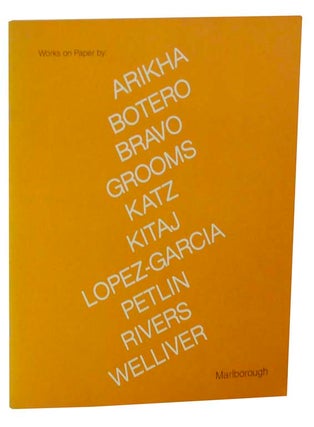Item #120681 Works on Paper by Arikha, Botero, Bravo, Grooms, Katz, Kitaj, Lopez-Garcia,...