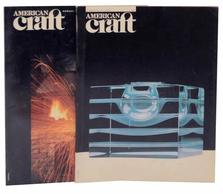 Item #120857 American Craft 2 Issues. Lois MORAN.