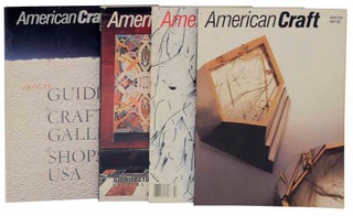 Item #120860 American Craft 3 Issues plus 1988-89 Guide to Craft Galleries and Shops USA....