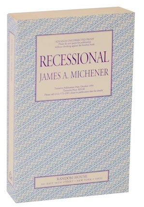 Item #121660 Recessional (Uncorrected Proof). James A. MICHENER