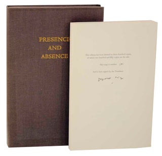 Item #121759 Presence and Absence: Versions From The Bible (Signed Limited Edition)....