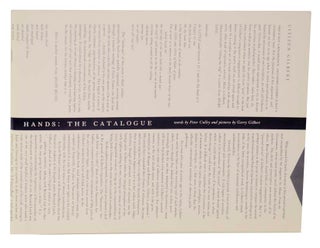 Item #122540 Hands: The Catalogue. Gerry GILBERT, Peter Culley