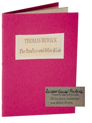 Item #123030 The Swallow and Other Birds. Thomas BEWICK