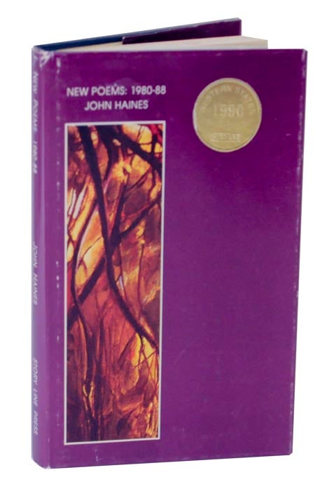 Item #125451 New Poems: 1980-88. John HAINES.