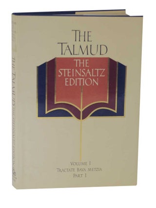 Item #126908 The Talmud The Steinsaltz Edition Volume I - Tractate Bava Metzia, Part I....