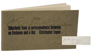Item #127316 Selections from a Correspondence Between an Irishman and a Rat (Signed First...