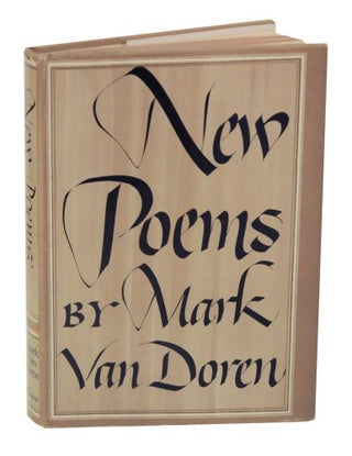 Item #127831 New Poems. Mark VAN DOREN