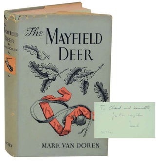 Item #127846 The Mayfield Deer (Signed Association Copy). Mark Van DOREN