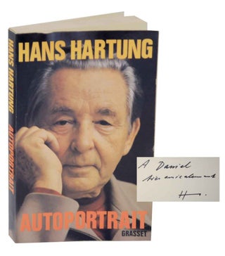 Item #128196 Autoportrait (Signed First Edition). Hans HARTUNG, Monique Lefebvre