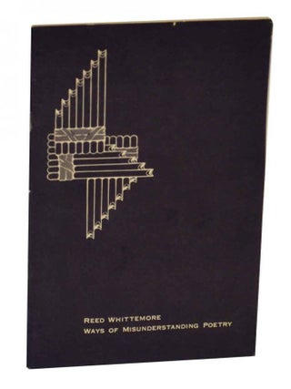 Item #128283 Ways of Misunderstanding Poetry, A Lecture Delivered at the Library of Congress...