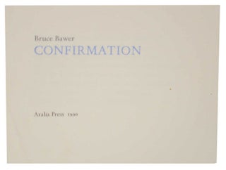 Item #128967 Confirmation. Bruce BAWER