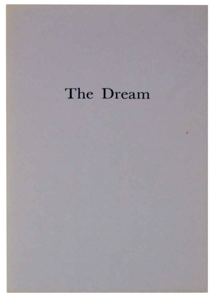 Item #129285 The Dream. Hugo MANNING.