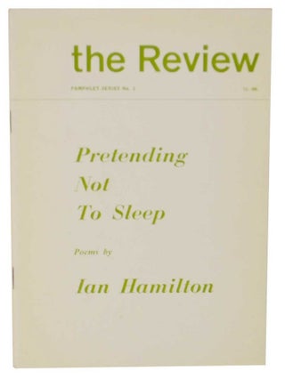 Item #129407 Pretending Not To Sleep. Ian HAMILTON