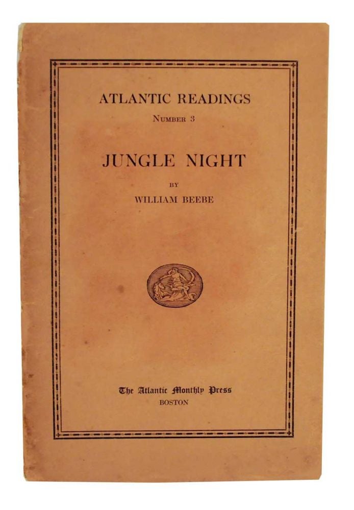 Item #129805 Jungle Night. William BEEBE.