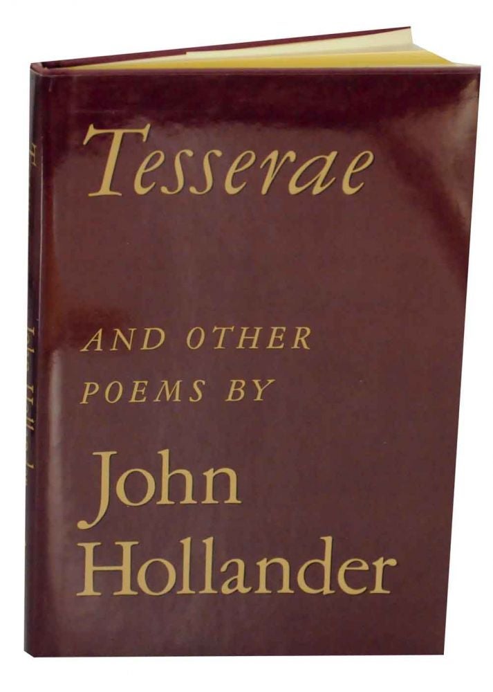 Item #130561 Tesserae and Other Poems. John HOLLANDER.
