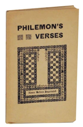 Item #130670 Philemon's Verses