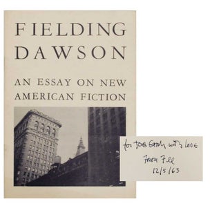 Item #130701 An Essay on New American Fiction (Signed First Edition). Fielding DAWSON