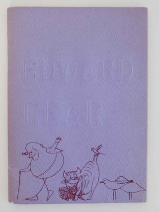 Item #132033 Edward Lear. Philip HOFER