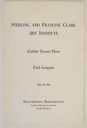 Item #132580 Paul Gauguin. Paul GAUGUIN