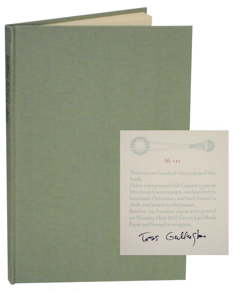 Stepping Outside Signed Limited Edition by Tess GALLAGHER on Jeff Hirsch  Books