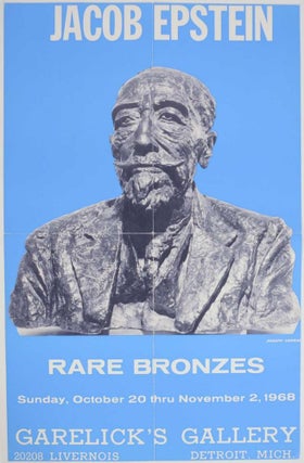 Item #133856 Jacob Epstein: Rare Bronzes (Poster). Jacob EPSTEIN