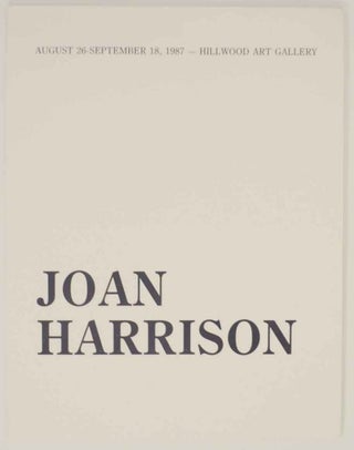 Item #134128 Joan Harrison. Judy COLLISCHAN, Van Wagner - Joan Harrison