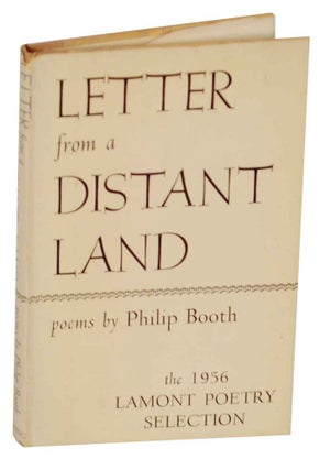 Item #134682 Letter From a Distant Land. Philip BOOTH