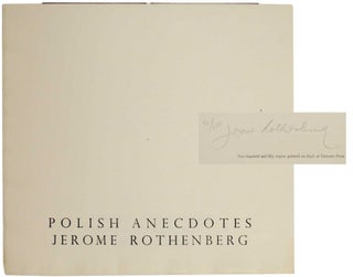Item #135292 Polish Anecdotes (Signed Limited Edition). Jerome ROTHENBERG
