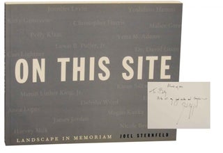 Item #136718 On This Site: Landscape in Memoriam (Signed First Edition). Joel STERNFELD