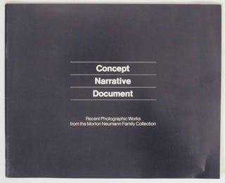 Item #137262 Concept Narrative Document: Recent Photographic works from the Morton Neumann...