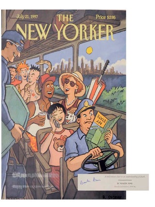 Item #137841 The New Yorker July 21, 1997 (Signed First Edition). Martin AMIS