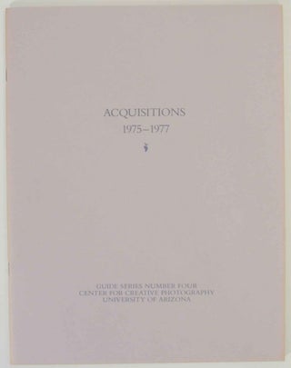 Item #138005 Acquisitions 1975-1977. Sharon DENTON, compiler